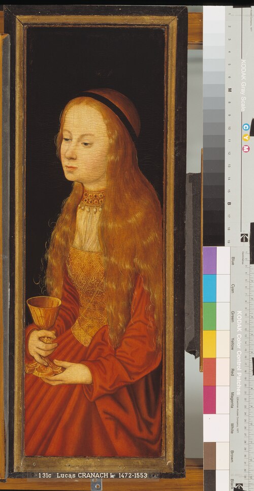 Saint Barbara, 1524, Lucas Cranach l'Ancien