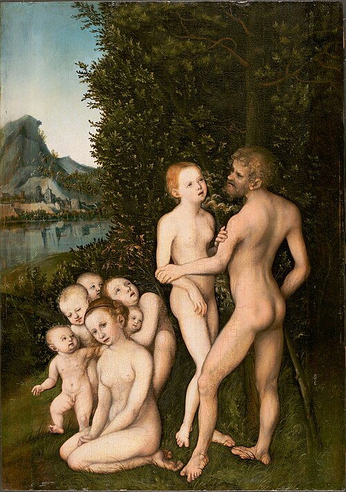 Primeval people, 1530, Lucas Cranach l'Ancien