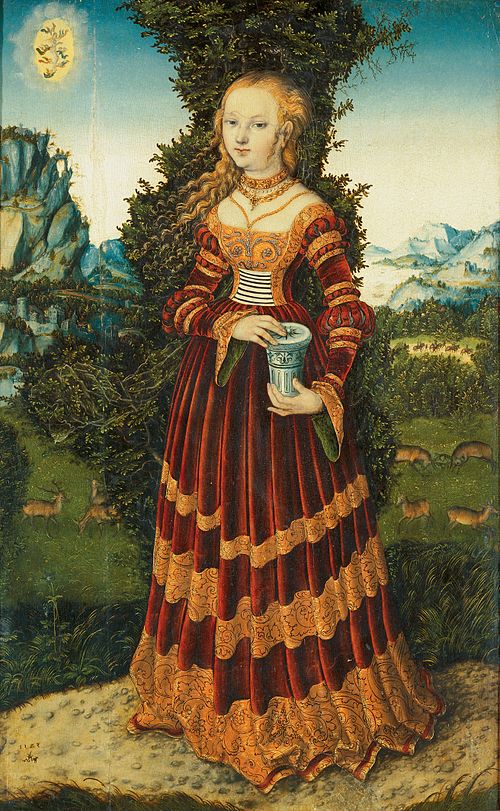 Mary Magdalene, 1525, Lucas Cranach l'Ancien