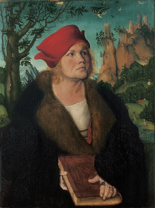 Portrait de Johannes Cuspinian, 1502, Lucas Cranach l'Ancien