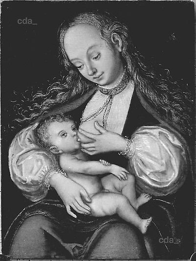 The Virgin and Child, 1537, Lucas Cranach the Elder