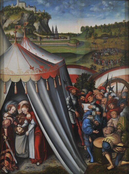 The death of Holofernes, 1531, Lucas Cranach the Elder