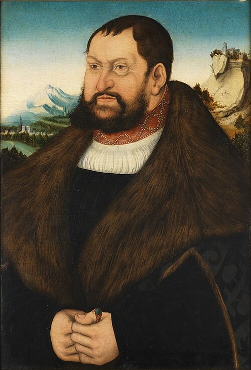 Portrait of Johann der Beständige, 1526, Lucas Cranach the Elder