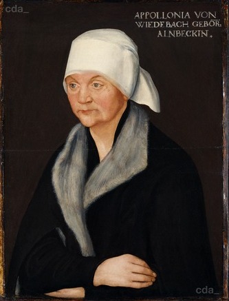 Portrait of Apollonia von Wiedebach, 1521, Lucas Cranach l'Ancien