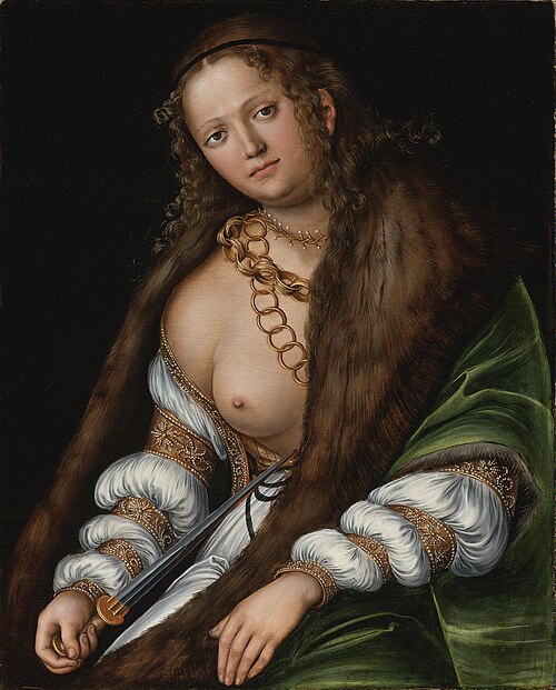Lucretia, 1520, Lucas Cranach the Elder