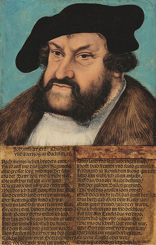 John the Steadfast, Elector of Saxony, 1532, Lucas Cranach the Elder