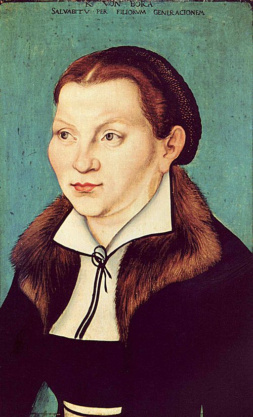 Portrait of Katharina von Bora, 1529, Lucas Cranach l'Ancien