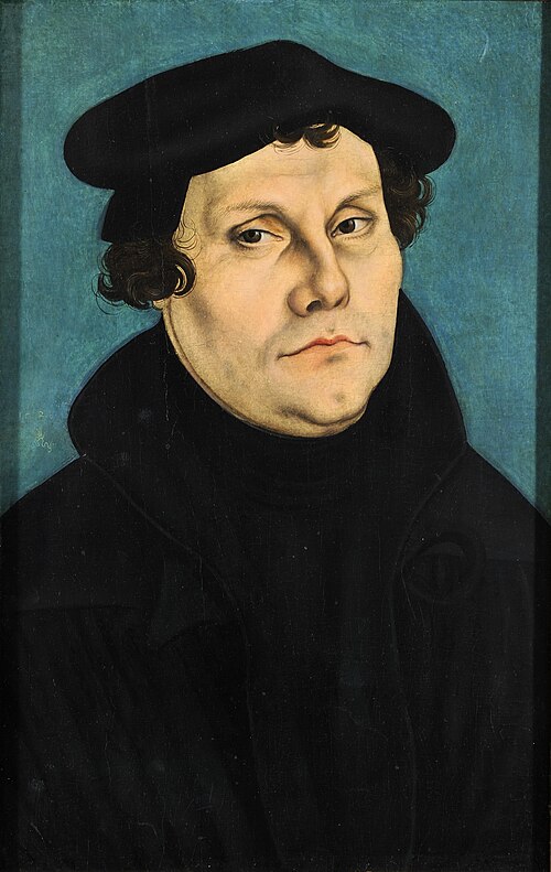 Portrait of Martin Luther, 1528, Lucas Cranach the Elder