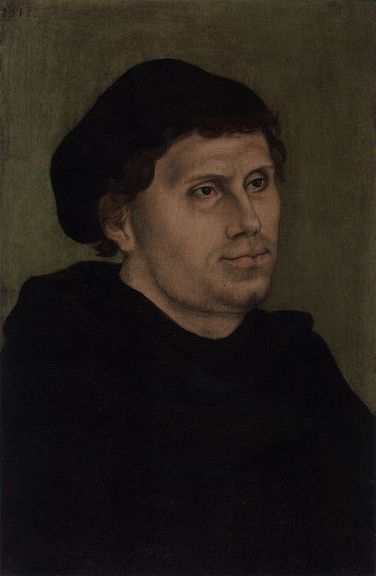 Portrait of Martin Luther (1483-1546), 1517, Lucas Cranach the Elder
