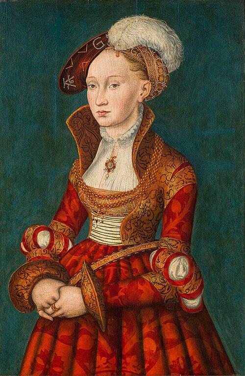 Portrait of a woman, 1540, Lucas Cranach the Elder