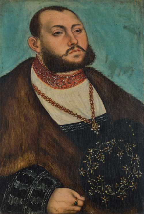 Portrait of John Frederick the Magnanimous, Elector of Saxony, 1535, Lucas Cranach l'Ancien