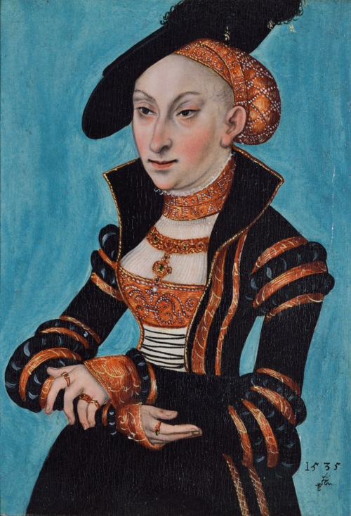Portrait of Sibylle of Saxony, 1535, Lucas Cranach l'Ancien