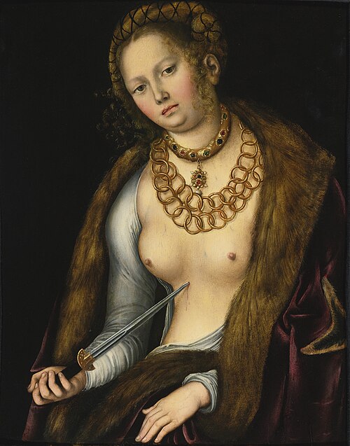 Lucretia, 1511, Lucas Cranach l'Ancien