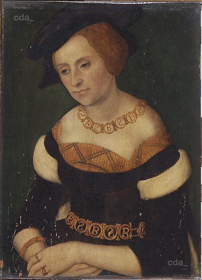 Half-length Portrait of a Young Woman, 1511, Lucas Cranach l'Ancien