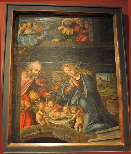 The Nativity, 1512, Lucas Cranach l'Ancien