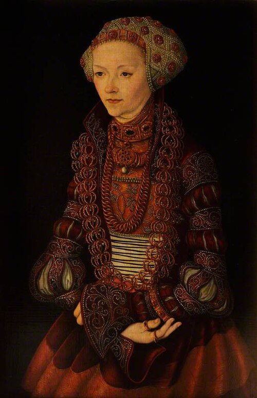 An Unknown Lady, Formerly Called Sybille of Cleves, Wife of John Frederick of Saxony, 1515, Lucas Cranach l'Ancien