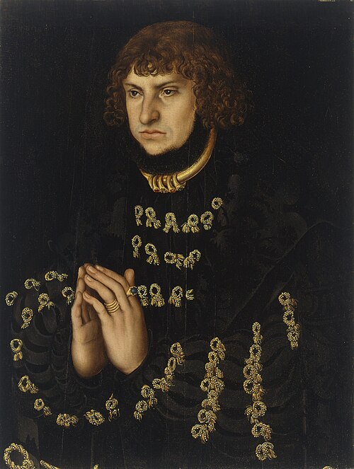 Johann the Steadfast, Elector of Saxony, 1515, Lucas Cranach l'Ancien