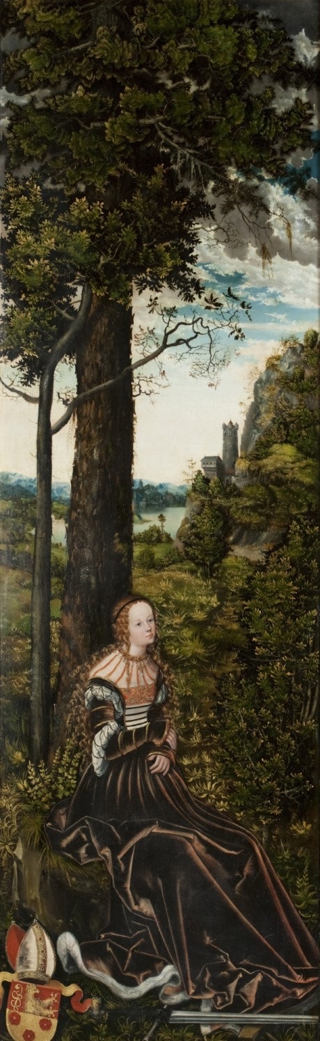 St Catherine, 1515, Lucas Cranach l'Ancien