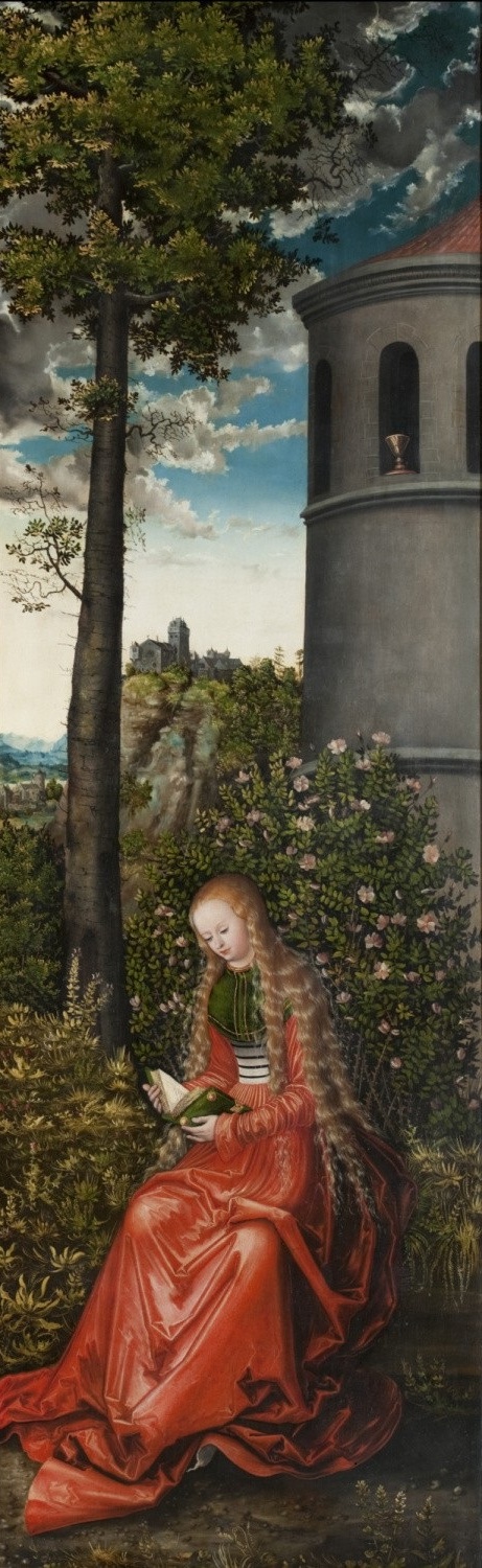 St Barbara, 1515, Lucas Cranach l'Ancien