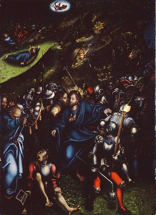 The Betrayal and Capture of Christ, 1515, Lucas Cranach l'Ancien