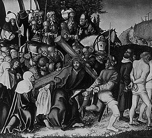 The Carrying of the Cross, 1517, Lucas Cranach l'Ancien