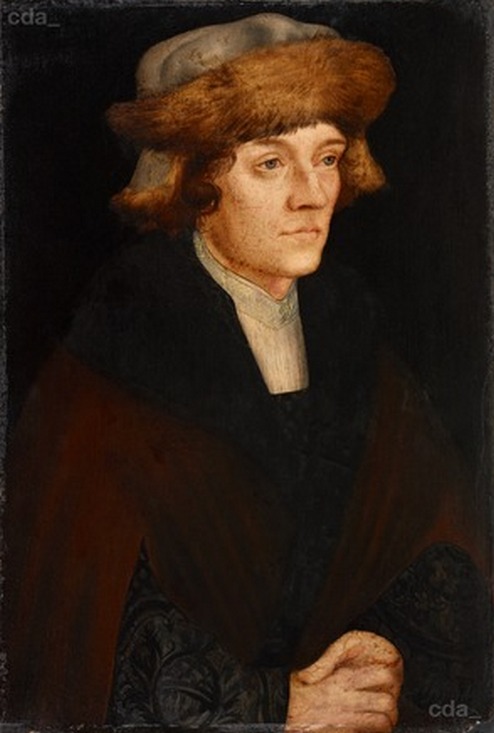 Portrait of Gerhart Volk, 1518, Lucas Cranach l'Ancien