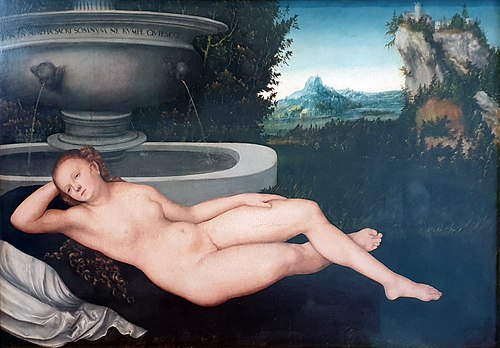 Reclining Water Nymph, 1517, Lucas Cranach l'Ancien