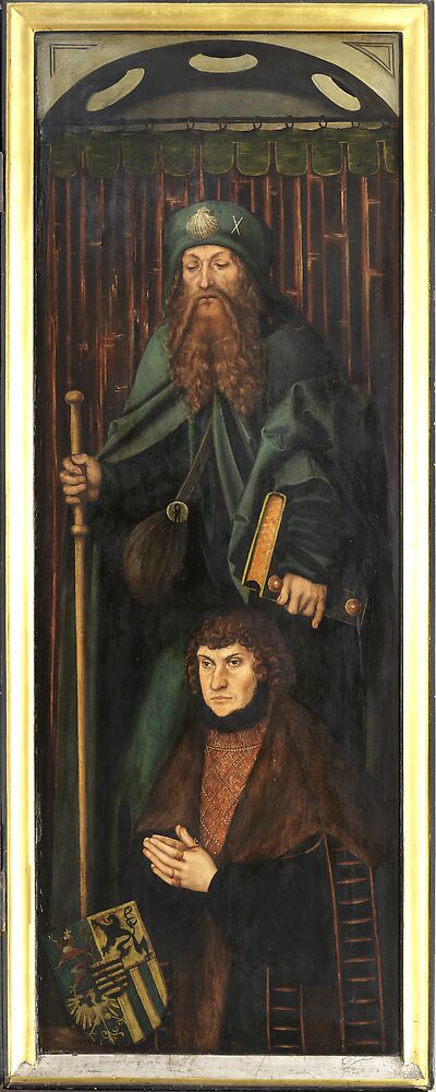 Altarpiece of St Catherine's Church, Zwickau [right wing], 1518, Lucas Cranach l'Ancien