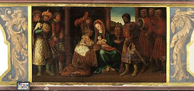 Altarpiece of St Cathrine's Church, Zwickau [predella], 1518, Lucas Cranach l'Ancien