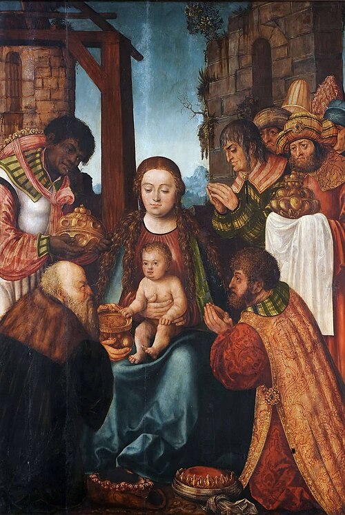 The Adoration of the Magi, 1522, Lucas Cranach l'Ancien