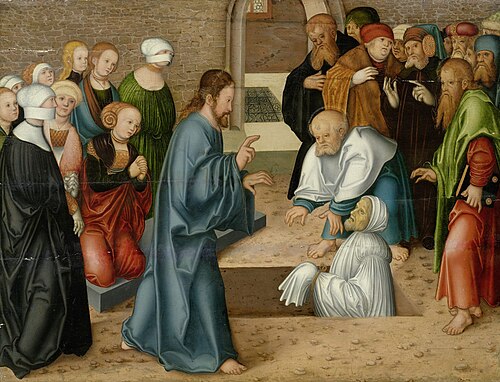 The Raising of Lazarus, 1520, Lucas Cranach l'Ancien