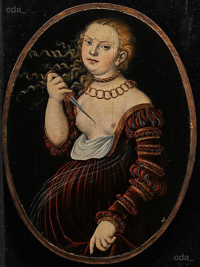 Lucretia, 1522, Lucas Cranach l'Ancien