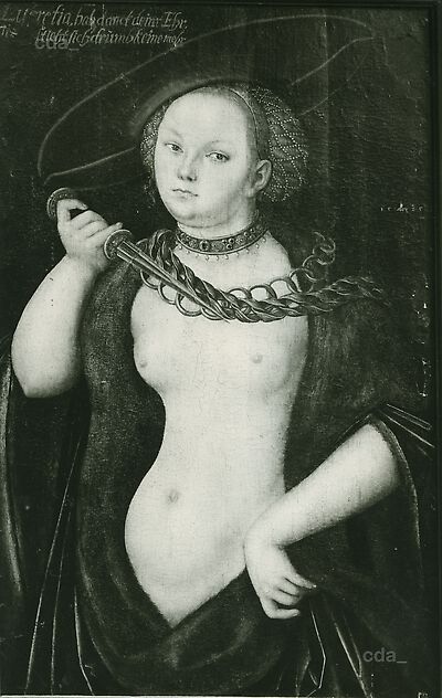 Lucretia, 1525, Lucas Cranach l'Ancien