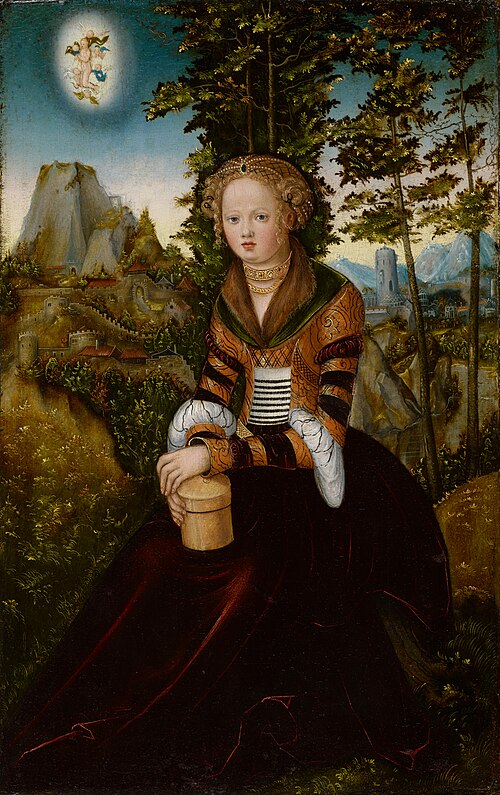 Sainte Marie-Madeleine, 1525, Lucas Cranach l'Ancien