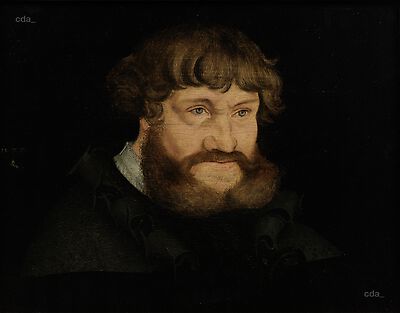 Portrait of a bearded man, 1527, Lucas Cranach l'Ancien