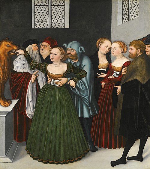 The Mouth of Truth, 1528, Lucas Cranach l'Ancien