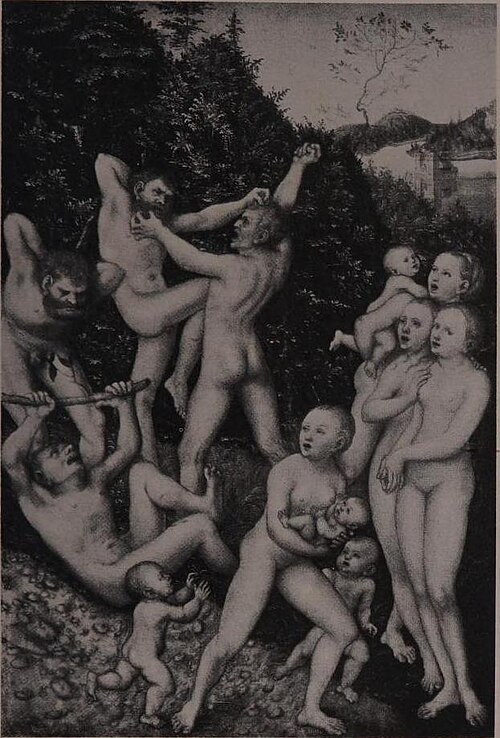 The Silver Age, 1529, Lucas Cranach l'Ancien