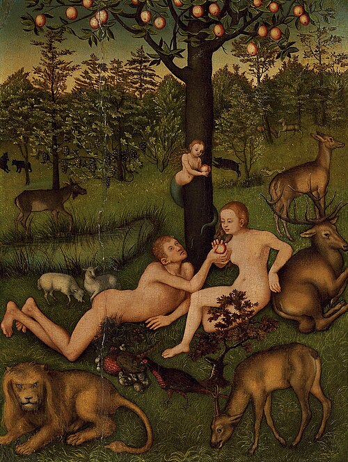 The Garden of Eden, 1530, Lucas Cranach l'Ancien