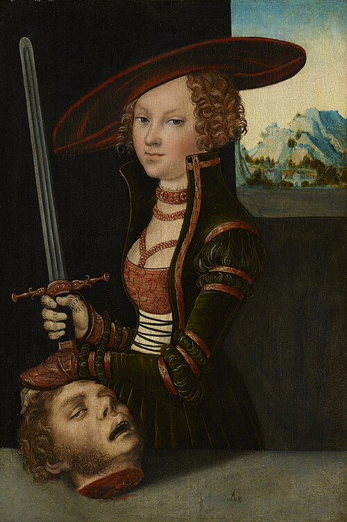 Judith, 1530, Lucas Cranach l'Ancien