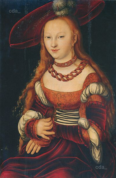 Portrait of a Young Lady, 1530, Lucas Cranach the Elder