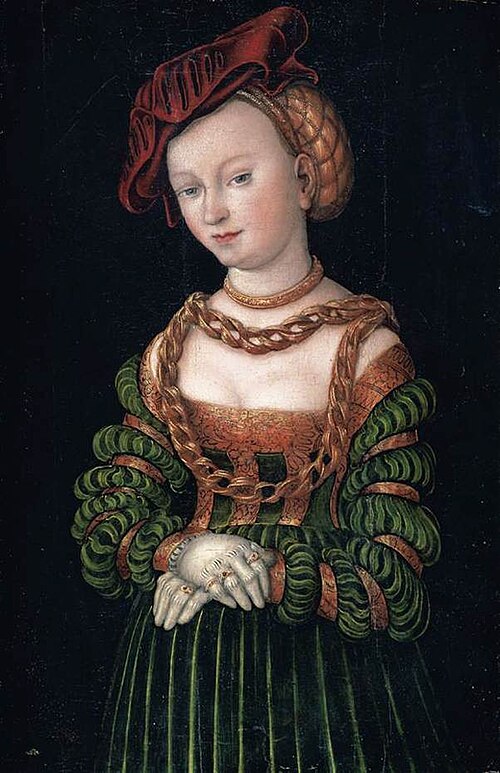 Portrait of a Lady, 1530, Lucas Cranach the Elder