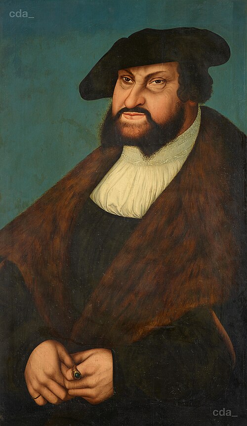 Johann the Steadfast, 1532, Lucas Cranach l'Ancien