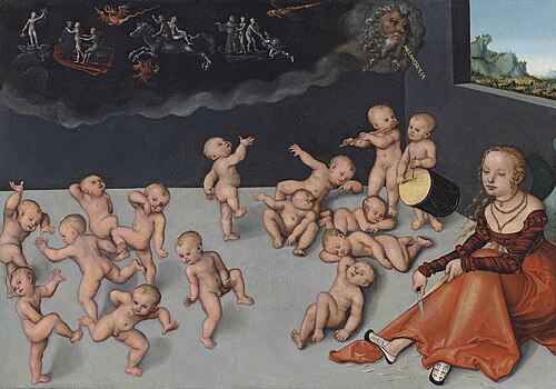 Melancholia, 1533, Lucas Cranach the Elder
