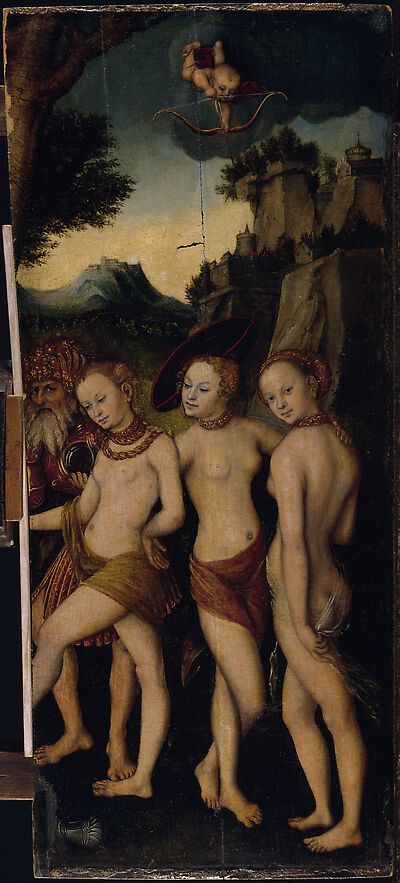 The Judgement of Paris [Fragment], 1535, Lucas Cranach l'Ancien
