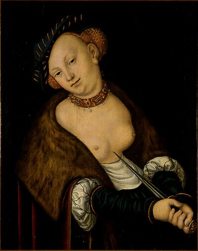 The Suicide of Lucretia, 1532, Lucas Cranach l'Ancien