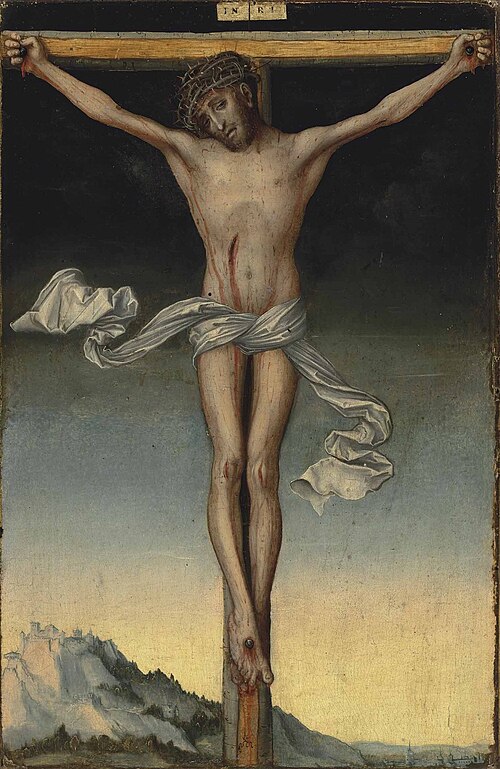 Christ on the Cross, 1532, Lucas Cranach the Elder