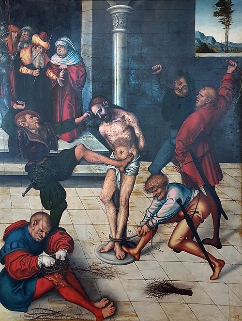 Flagellation, 1537, Lucas Cranach l'Ancien