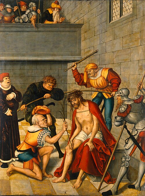 Christ crowned with Thorns, 1537, Lucas Cranach l'Ancien