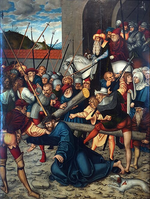 Christ carrying the Cross, 1537, Lucas Cranach l'Ancien