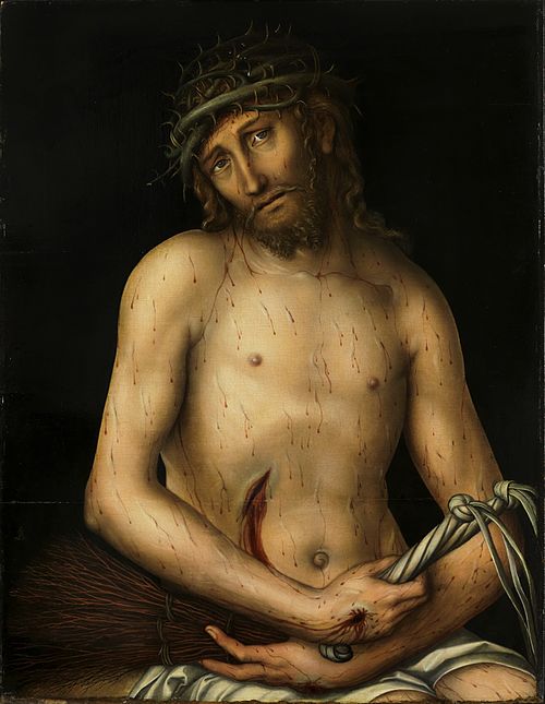 Christ as the Man of Sorrows, 1537, Lucas Cranach l'Ancien
